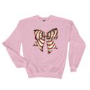 Medium Pink Snack Cake Bow Christmas Sweatshirt