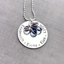  Personalized Mother's Necklace with Kid's Names