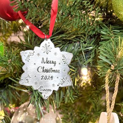 Personalized Snowflake Christmas Ornament