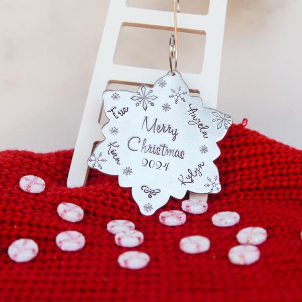 Personalized Snowflake Christmas Ornament