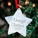  Personalized Christmas Ornament, Custom Family Star Name Ornament