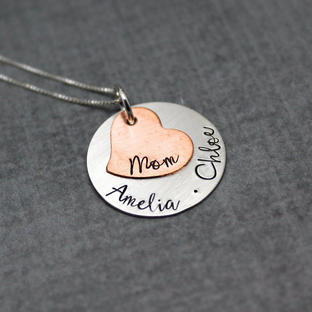 Personalized necklace for Mom