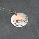  Personalized necklace for Mom