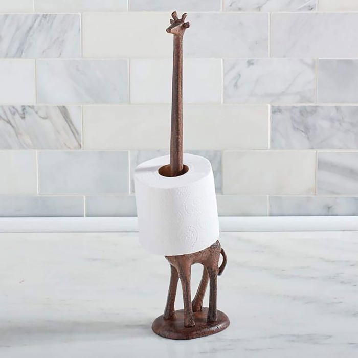 Cast Iron Towel or Tissue Holders - Cat, Whale, Giraffe