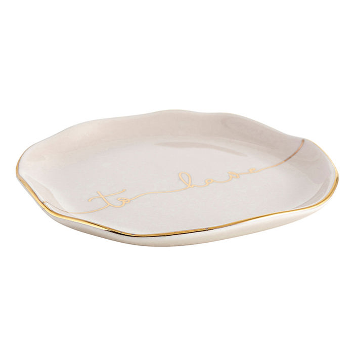 Ring Dish Ceramic Bowl Tray | Trinket Wedding Jewelry Holder