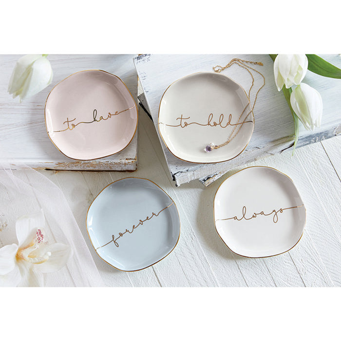 Ring Dish Ceramic Bowl Tray | Trinket Wedding Jewelry Holder