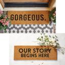  Skinny Doormats in Natural Coir - Gorgeous or Our Story