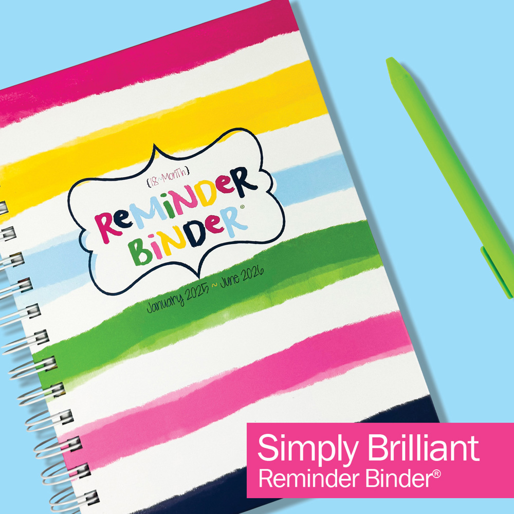 2025-26 Reminder Binder® Planner | January 2025 - June 2026 | Set of 2 Planners