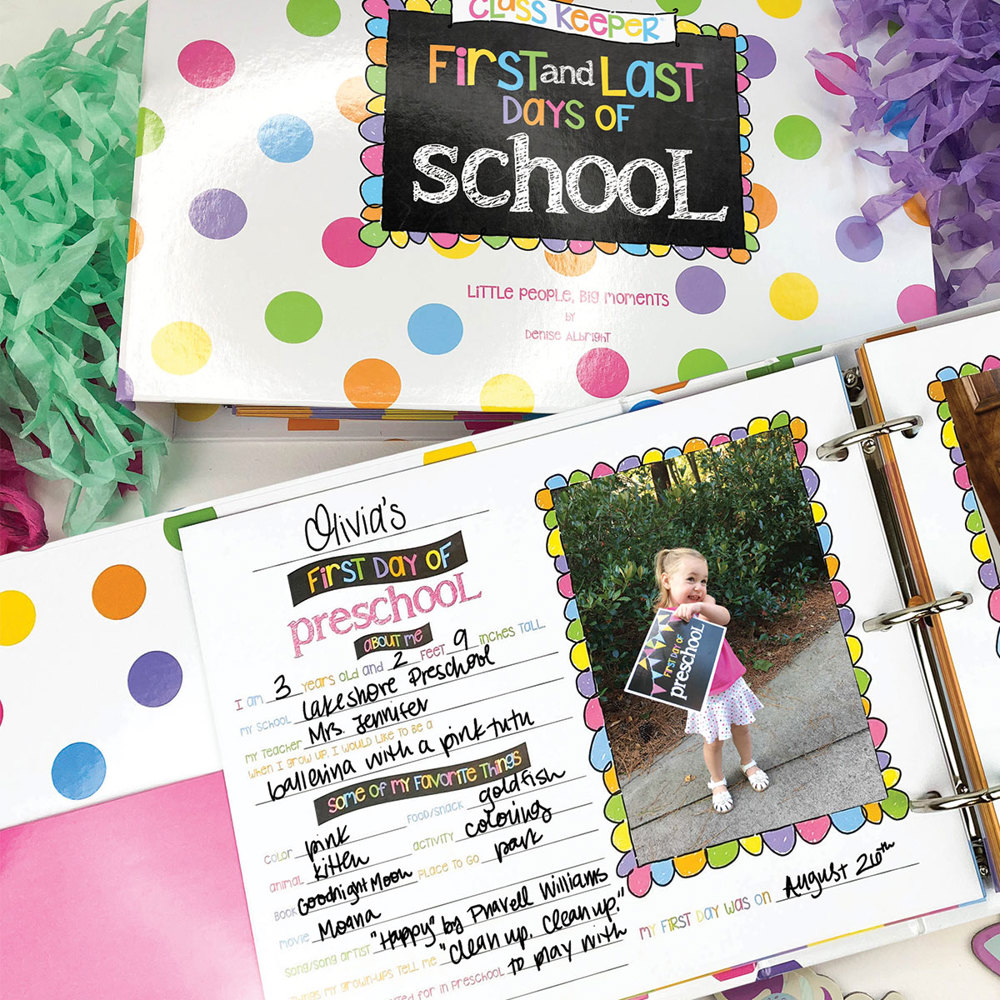 Class Keeper® Easiest School Days Memory Book + School Stickers