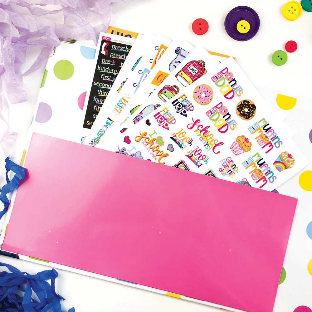 Class Keeper® Easiest School Days Memory Book + School Stickers