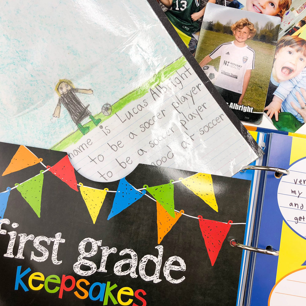 Class Keeper® Easiest School Days Memory Book + School Stickers