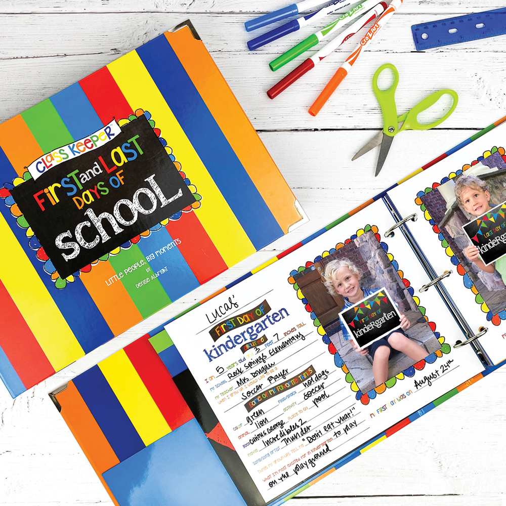 Class Keeper® Easiest School Days Memory Book + School Stickers