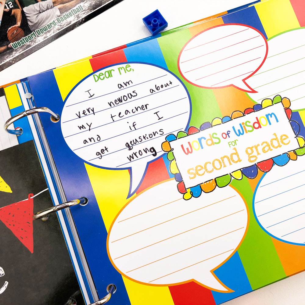 Class Keeper® Easiest School Days Memory Book + School Stickers