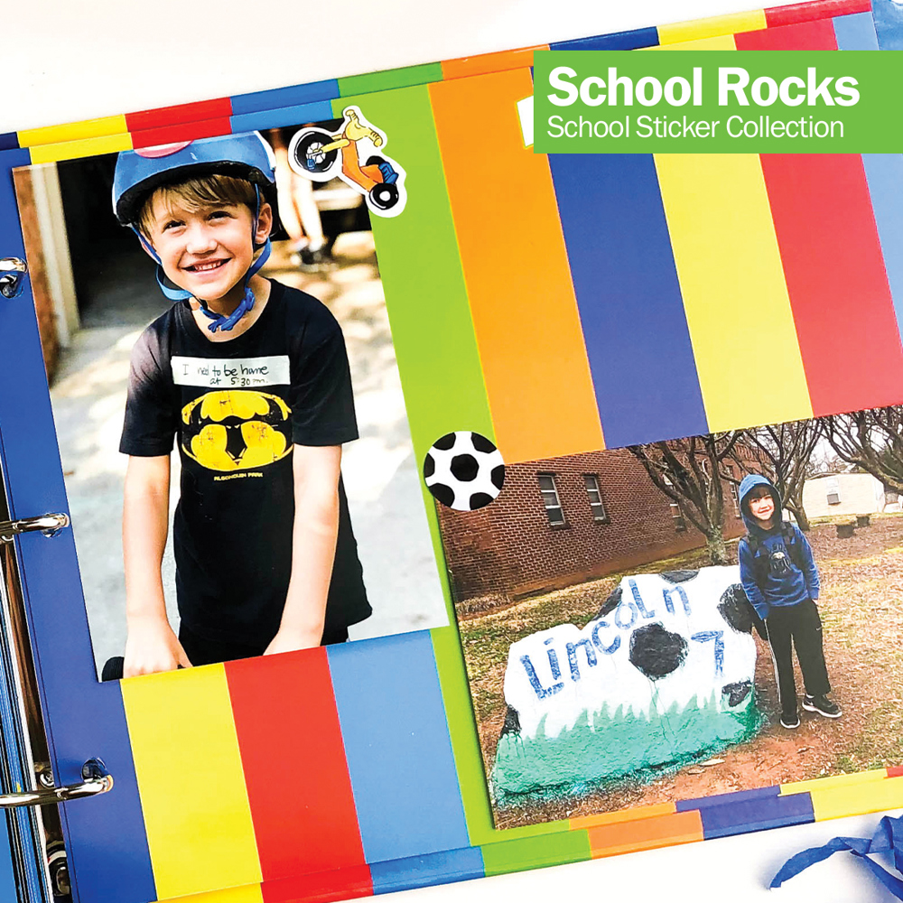 Class Keeper® Easiest School Days Memory Book + School Stickers