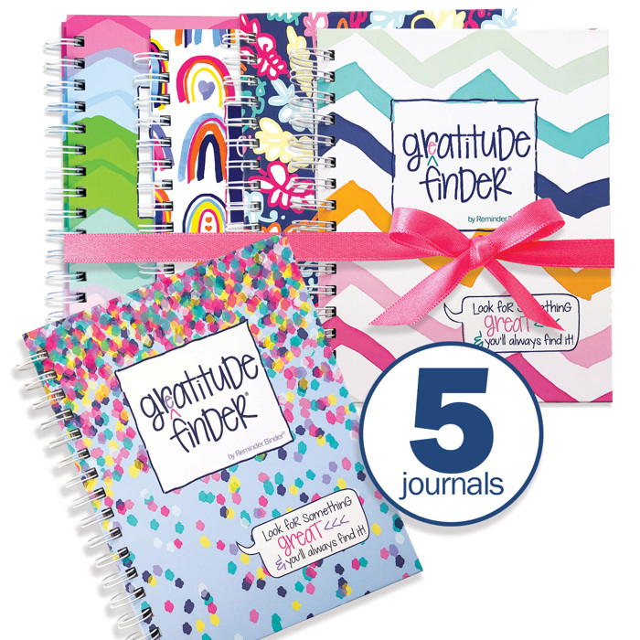 Bundle of (5) Gratitude Finder® Gratitude Journals