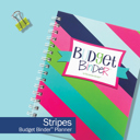 Stripes Budget Binder™ Bill Tracker Financial Planner