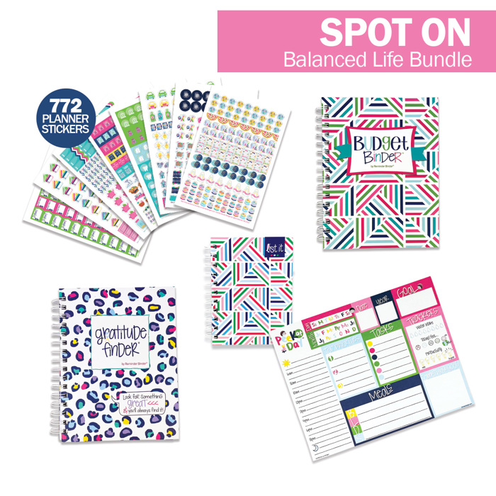 NEW! Balanced Life Bundle | Keep Life on Track with Gratitude, Budgeting & Planning Tools