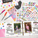  Class Keeper® Easiest School Days Memory Book + School Stickers