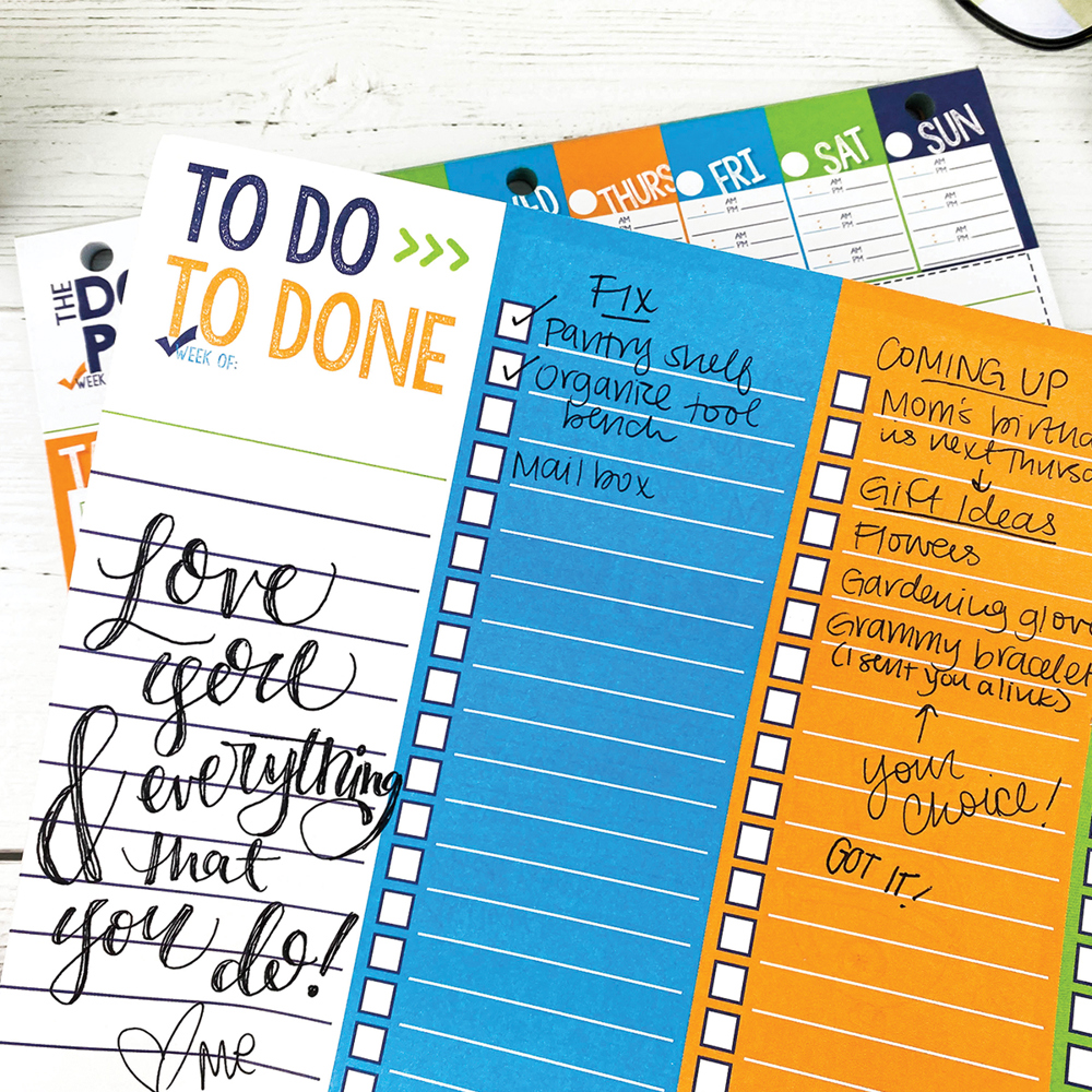 Family Command Center | Weekly Planner Pads Bundle