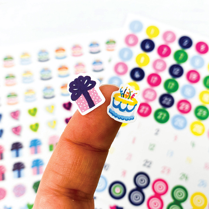 NEW! 2026 Mini Monthly Desktop Calendars | Stickers Included