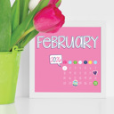  NEW! 2026 Mini Monthly Desktop Calendars | Stickers Included