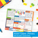 Kickin' Colors Earn & Learn® Kids Chore Chart Pad