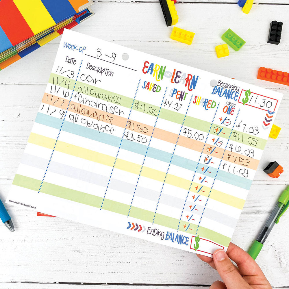 Earn & Learn® Kids Chore Chart Pad