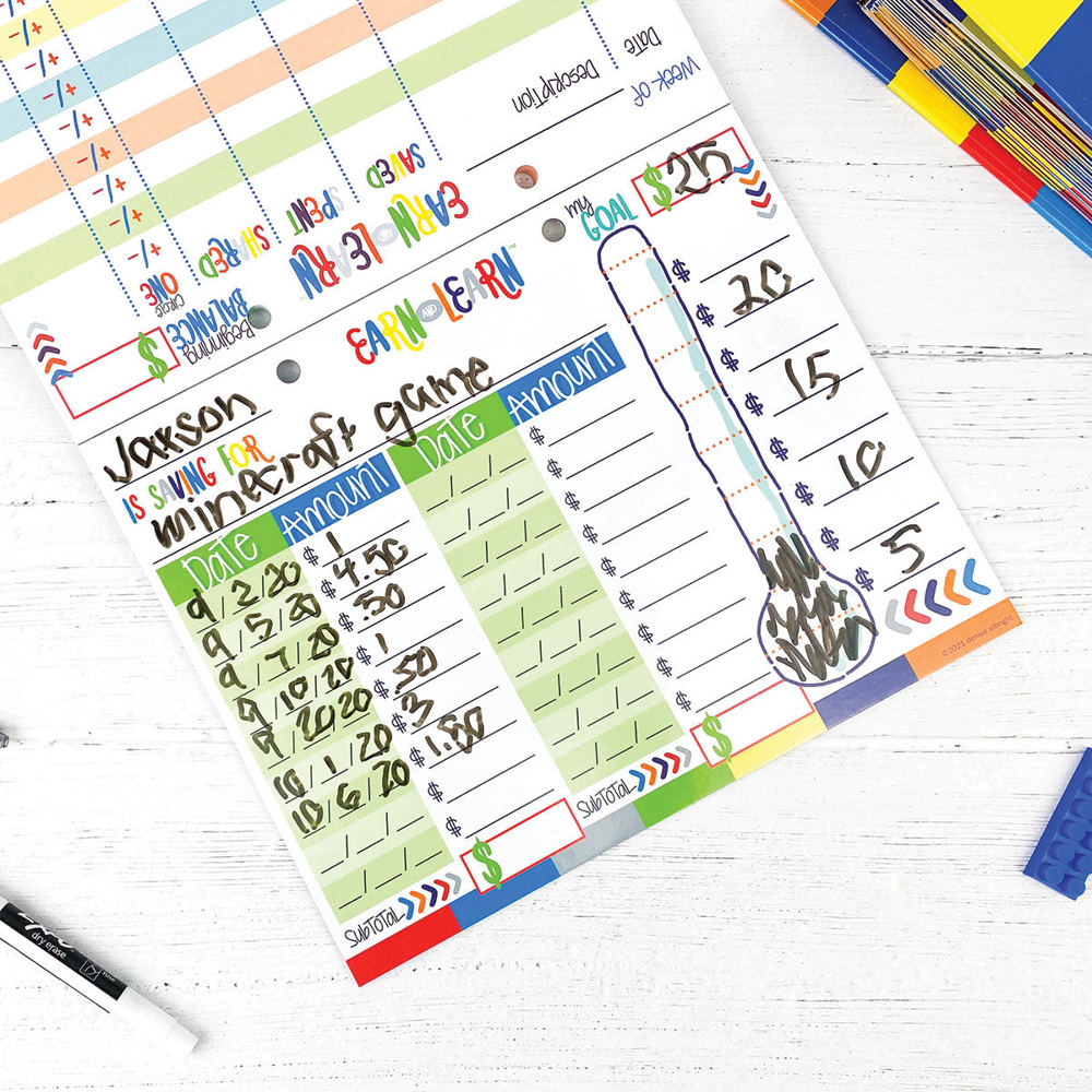 Earn & Learn® Kids Chore Chart Pad