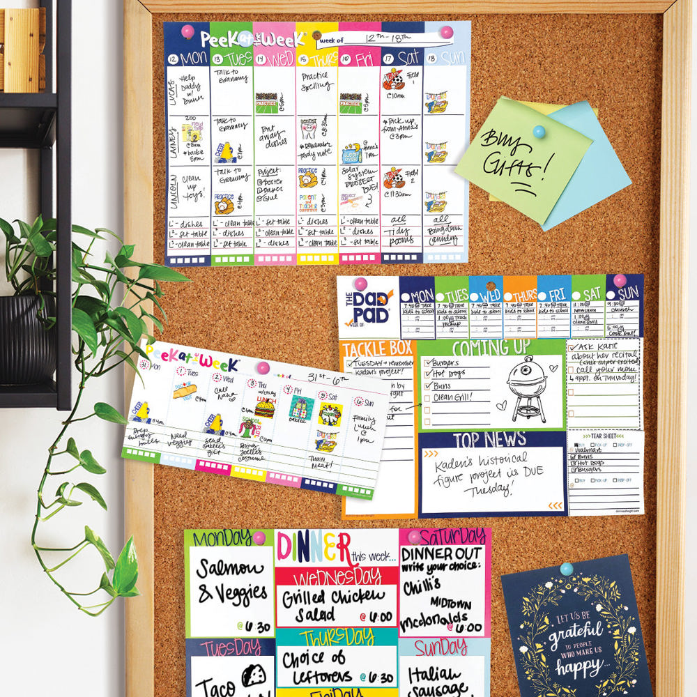 Family Command Center | Weekly Planner Pads Bundle