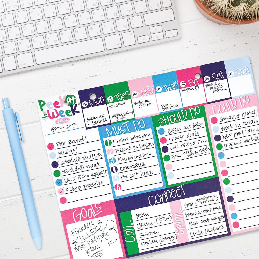 Family Command Center | Weekly Planner Pads Bundle