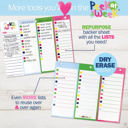 All Bright & Cheery Bundle Family Command Center | Weekly Planner Pads Bundle