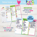 Simple Cheery Week Bundle Family Command Center | Weekly Planner Pads Bundle