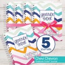 Chevi Chevron Bundle of (5) Gratitude Finder® Gratitude Journals