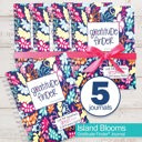 Island Blooms Bundle of (5) Gratitude Finder® Gratitude Journals