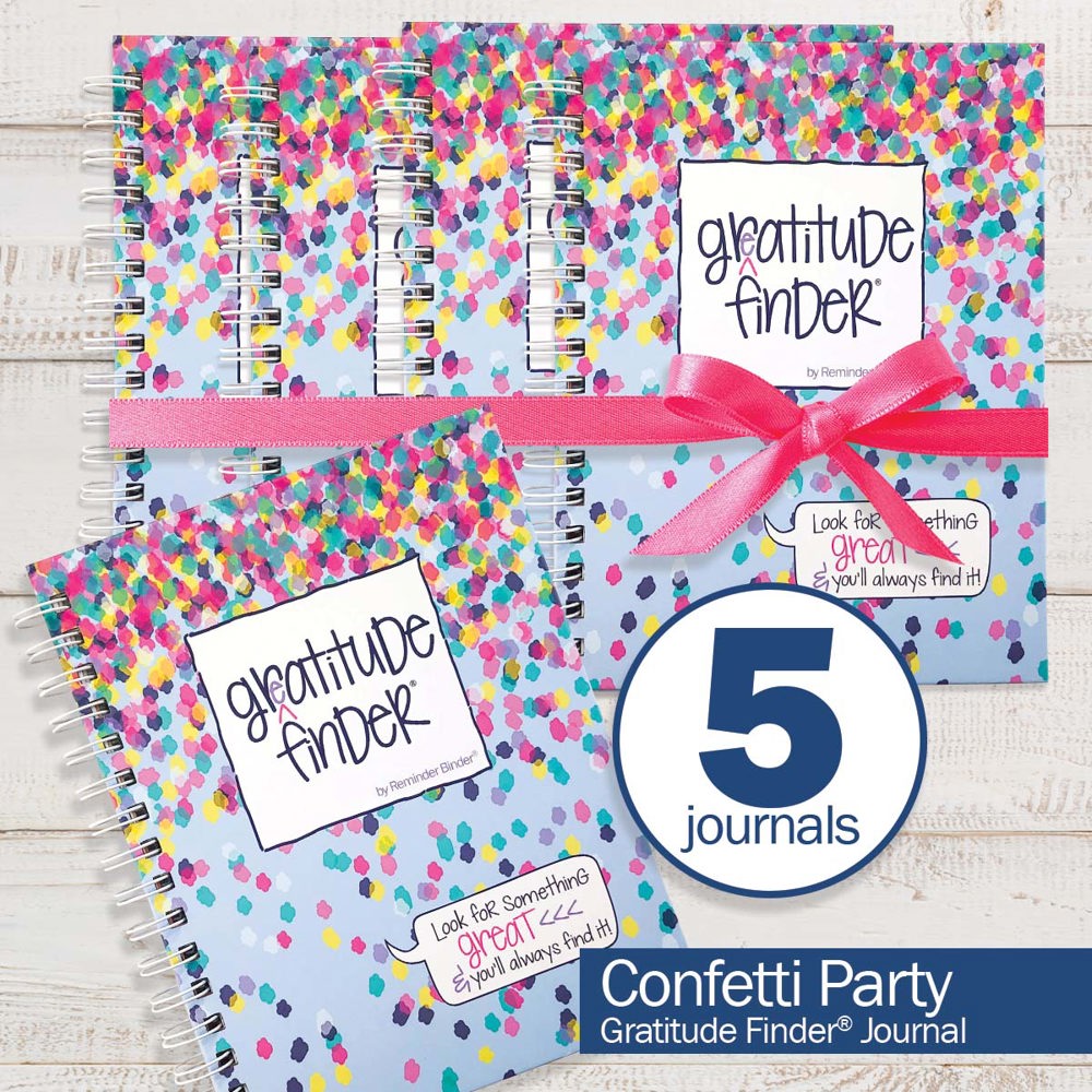 Bundle of (5) Gratitude Finder® Gratitude Journals