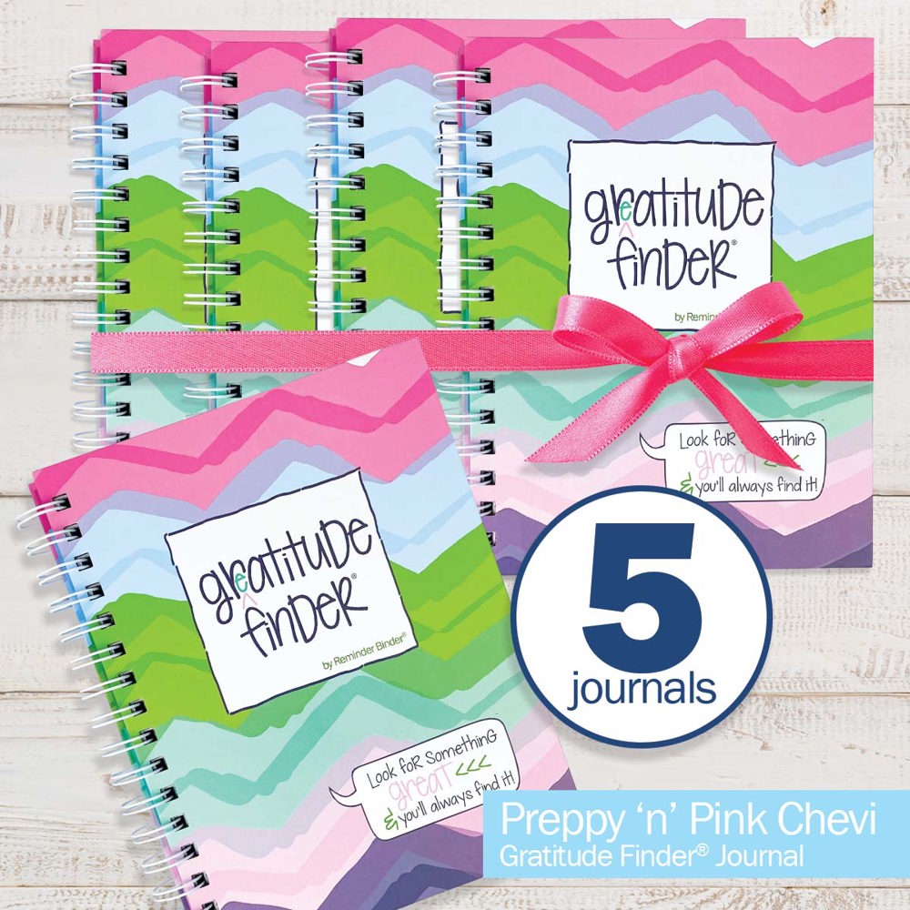 Bundle of (5) Gratitude Finder® Gratitude Journals