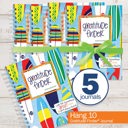 Hang 10 (Adventure Series) Bundle of (5) Gratitude Finder® Gratitude Journals