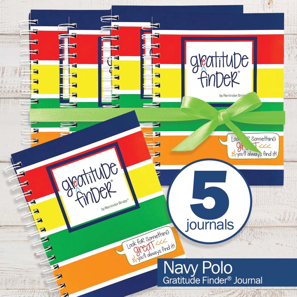 Bundle of (5) Gratitude Finder® Gratitude Journals