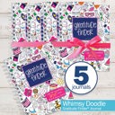 Whimsy Doodle Bundle of (5) Gratitude Finder® Gratitude Journals