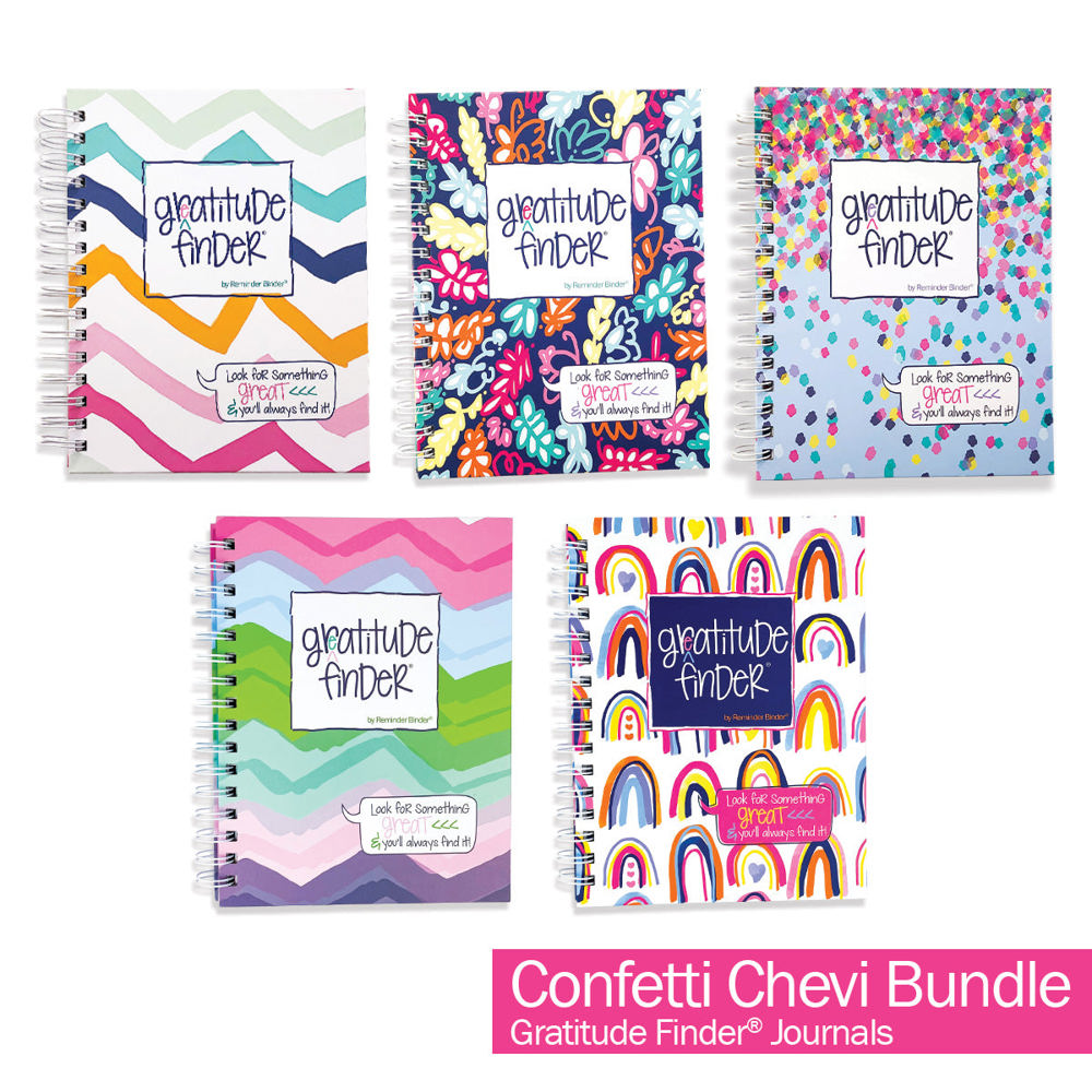 Bundle of (5) Gratitude Finder® Gratitude Journals