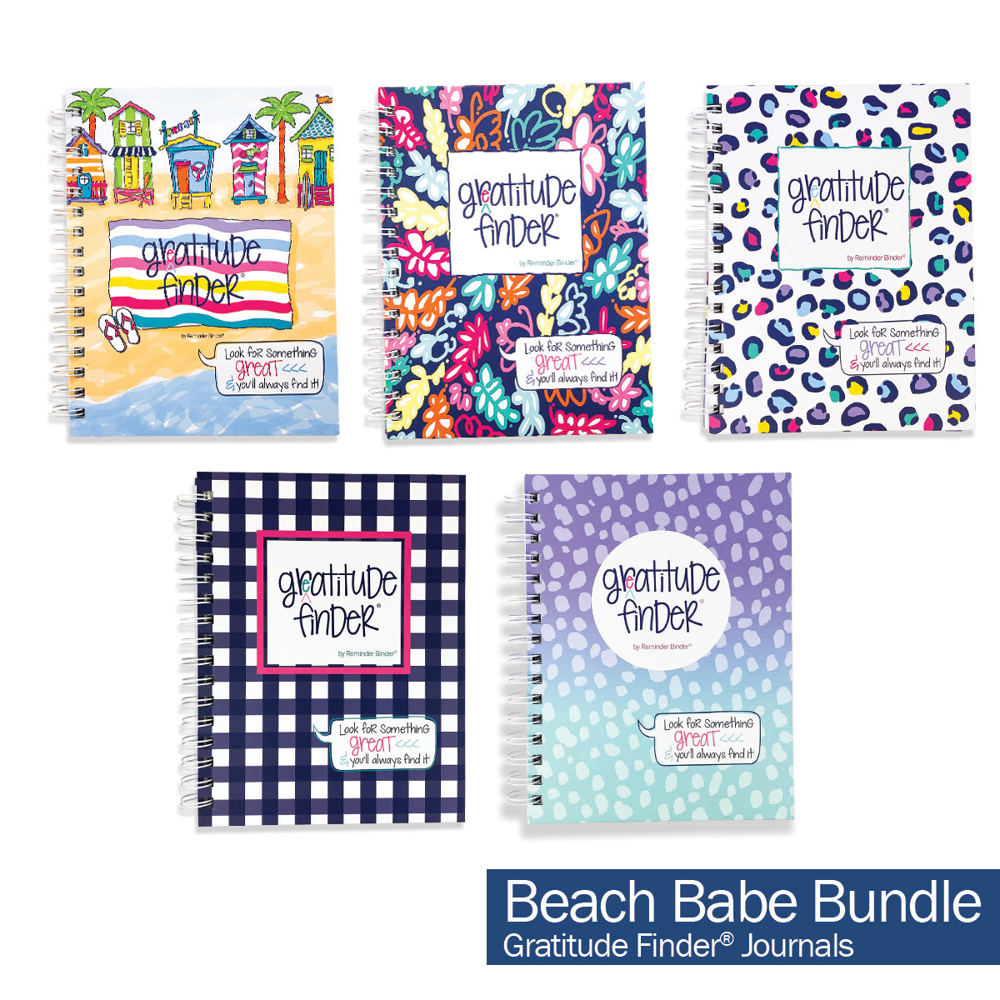 Bundle of (5) Gratitude Finder® Gratitude Journals