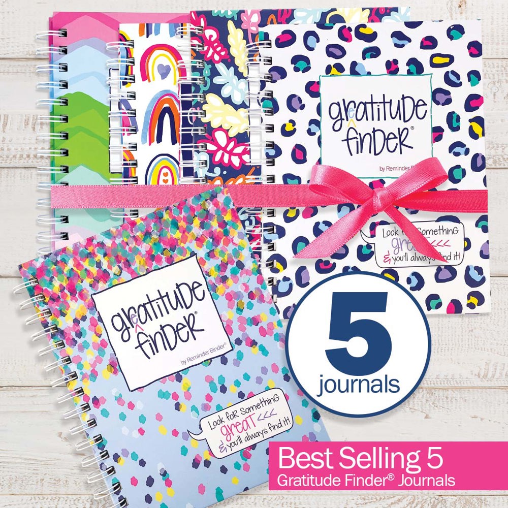 Bundle of (5) Gratitude Finder® Gratitude Journals