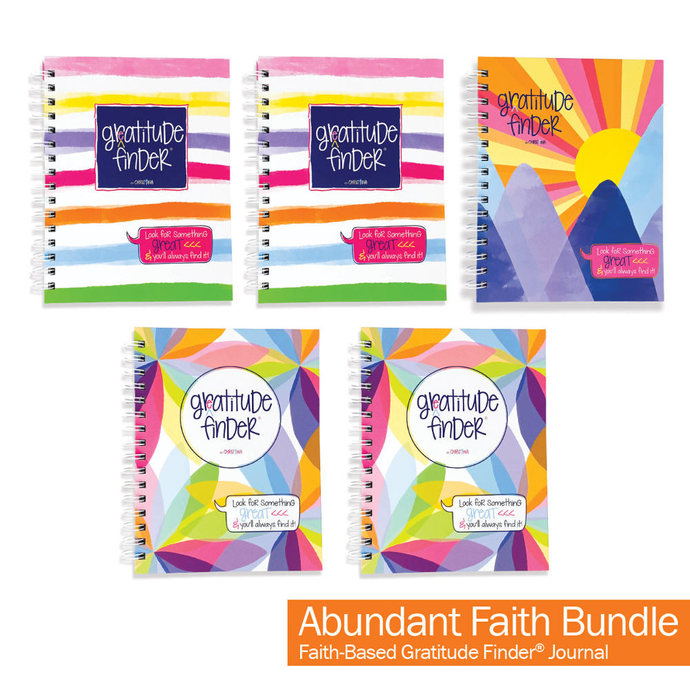 Bundle of (5) Gratitude Finder® Gratitude Journals