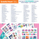 Chevi Chevron Gratitude Finder® Gratitude Journal + Sticker Bundle