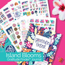 Island Blooms Gratitude Finder® Gratitude Journal + Sticker Bundle