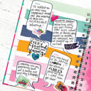 Preppy 'n' Pink Chevi Gratitude Finder® Gratitude Journal + Sticker Bundle