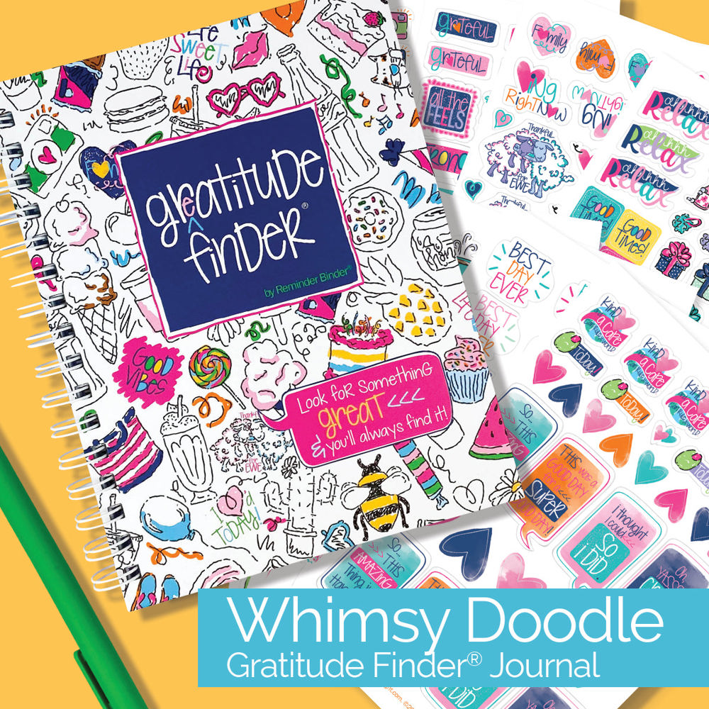 Gratitude Finder® Gratitude Journal + Sticker Bundle