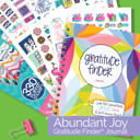 Abundant Joy Bundle (Faith Collection) Gratitude Finder® Gratitude Journal + Sticker Bundle