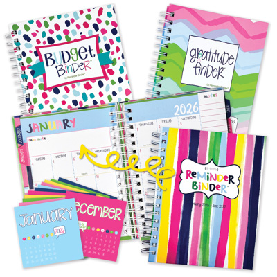 NEW! 2026-27 Goal Getter Bundle | Reminder Binder® Planner, Gratitude Finder® Journal and Budget Binder™ + BONUS 2026 Mini Calendar