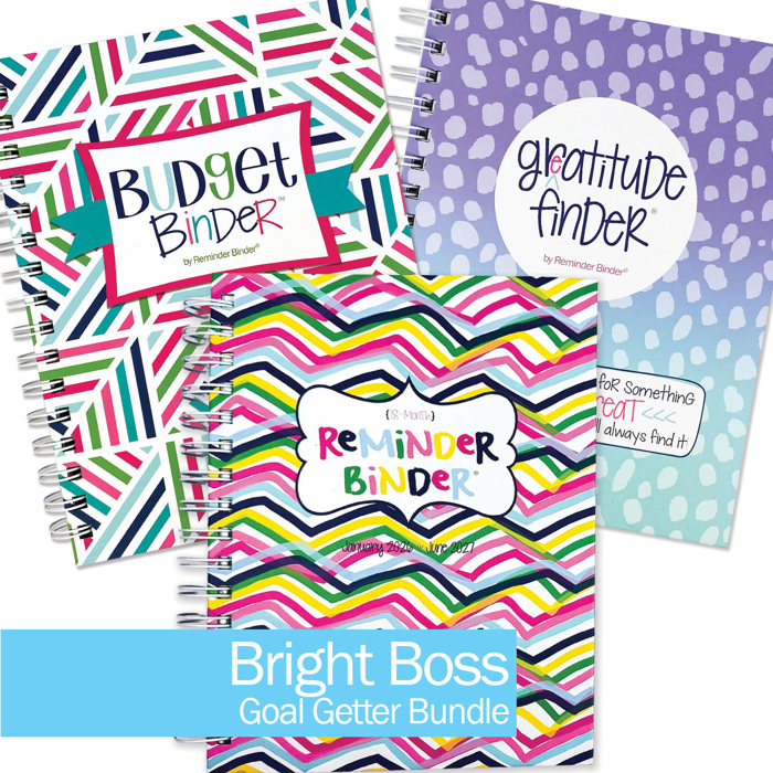 NEW! 2026 Goal Getter Bundle | Reminder Binder® Planner, Gratitude Finder® Journal and Budget Binder™